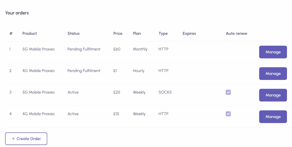 GridPanel Proxy Dashboard
